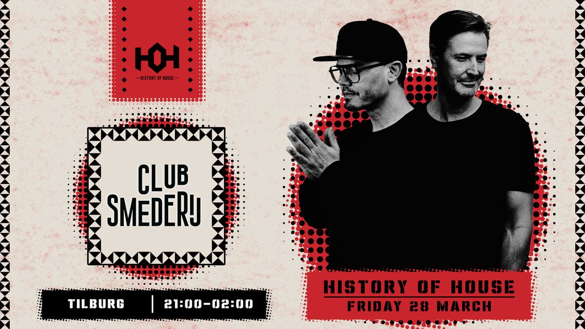 Housequake - History of House | Club Smederij Tilburg