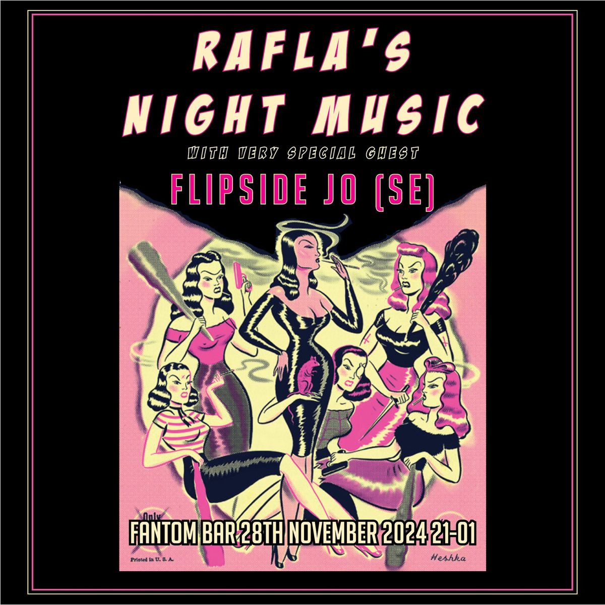 RAFLA'S NIGHT MUSIC x FLIPSIDE JO (SE)