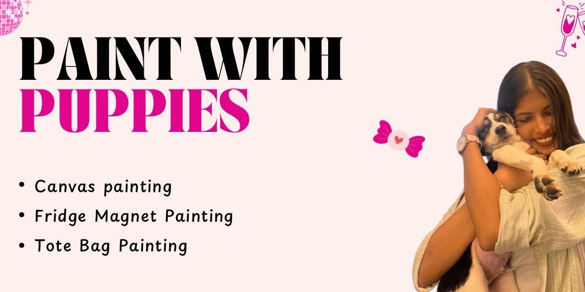 Paint with Puppies by Pawasana