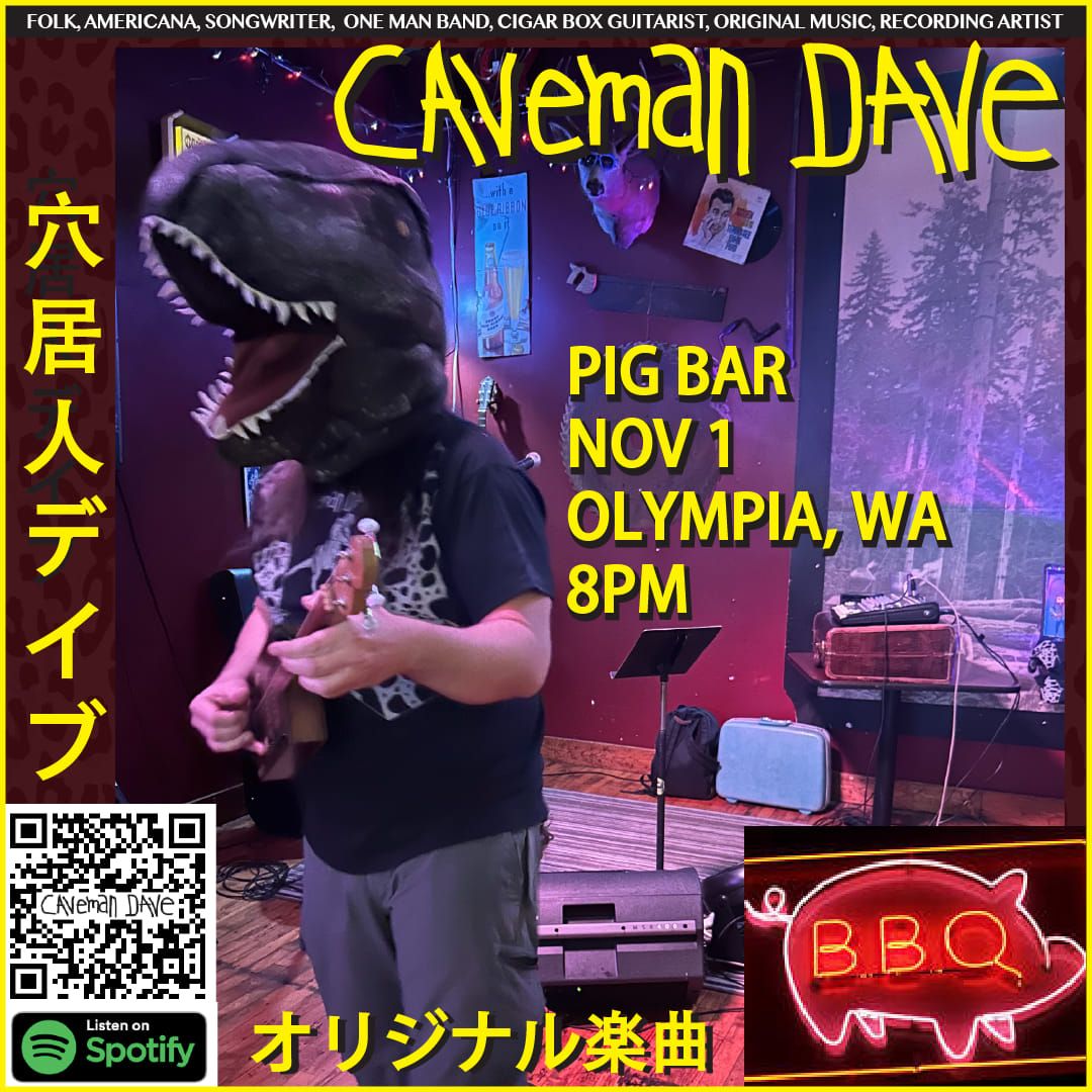 Caveman Dave at Pig Bar 