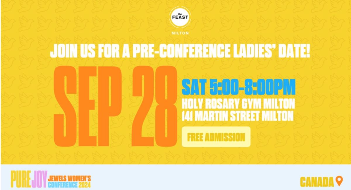 Pre-conference (Jewels) ladies\u2019 date 