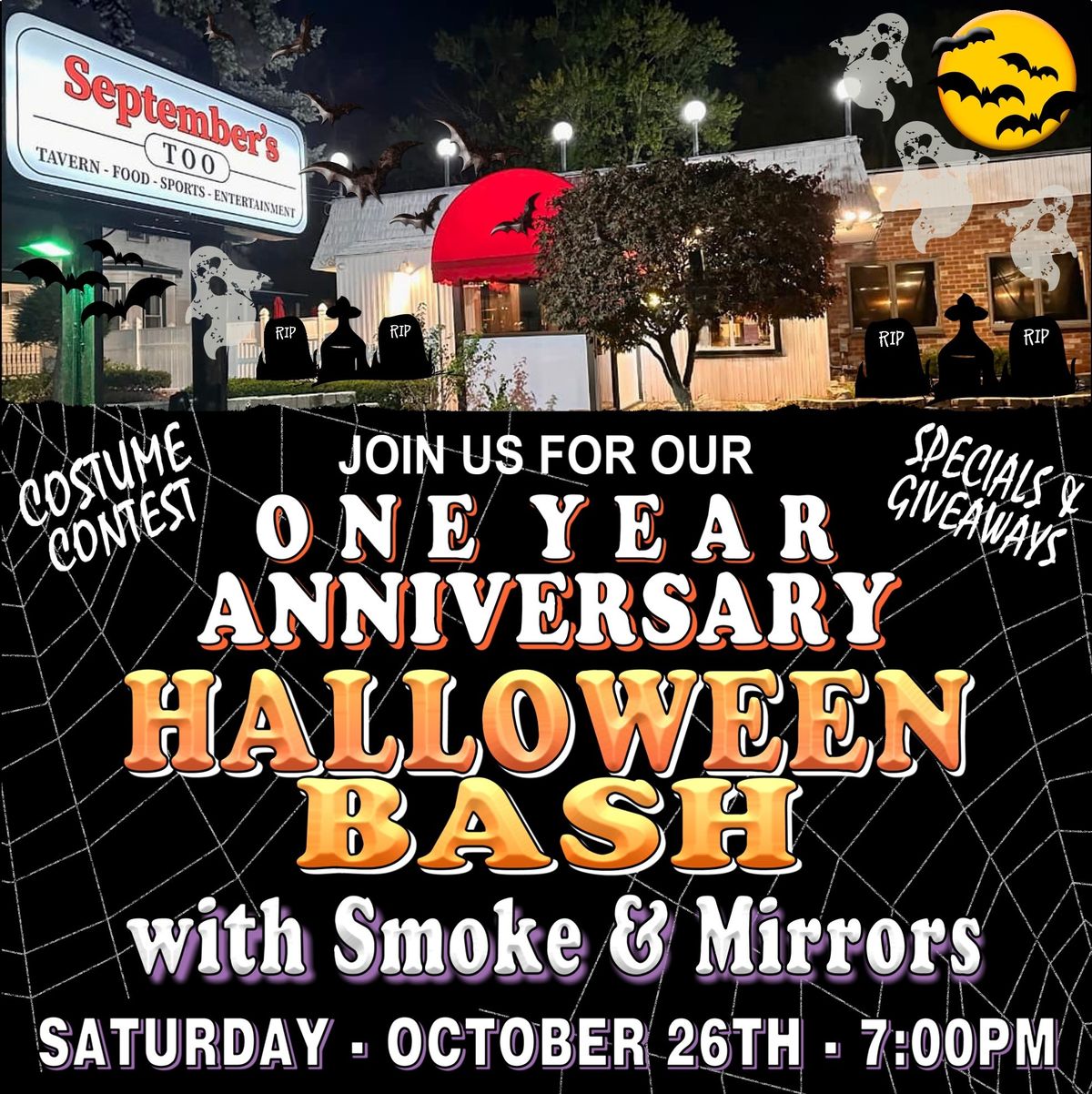 SEPTEMBER\u2019S ANNIVERSARY HALLOWEEN BASH!