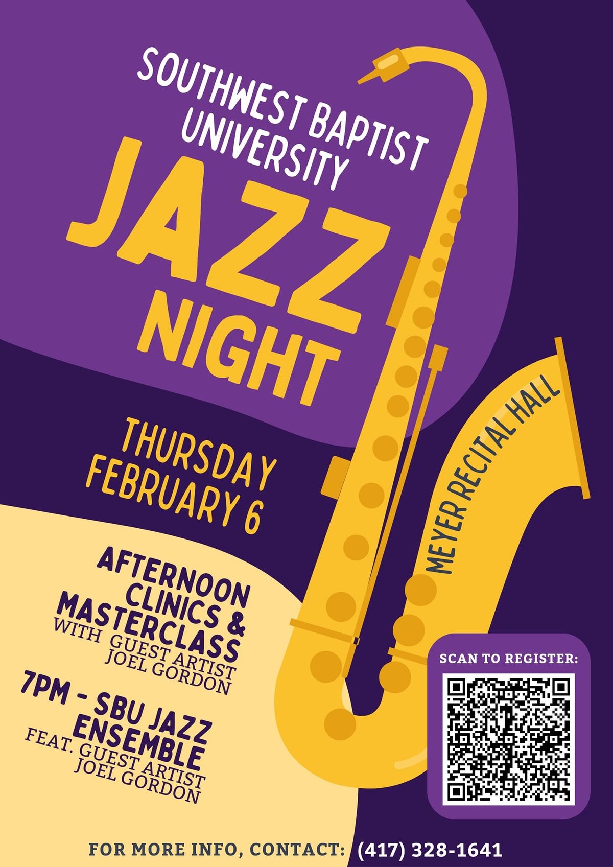 SBU Jazz Night with Joel Gordon