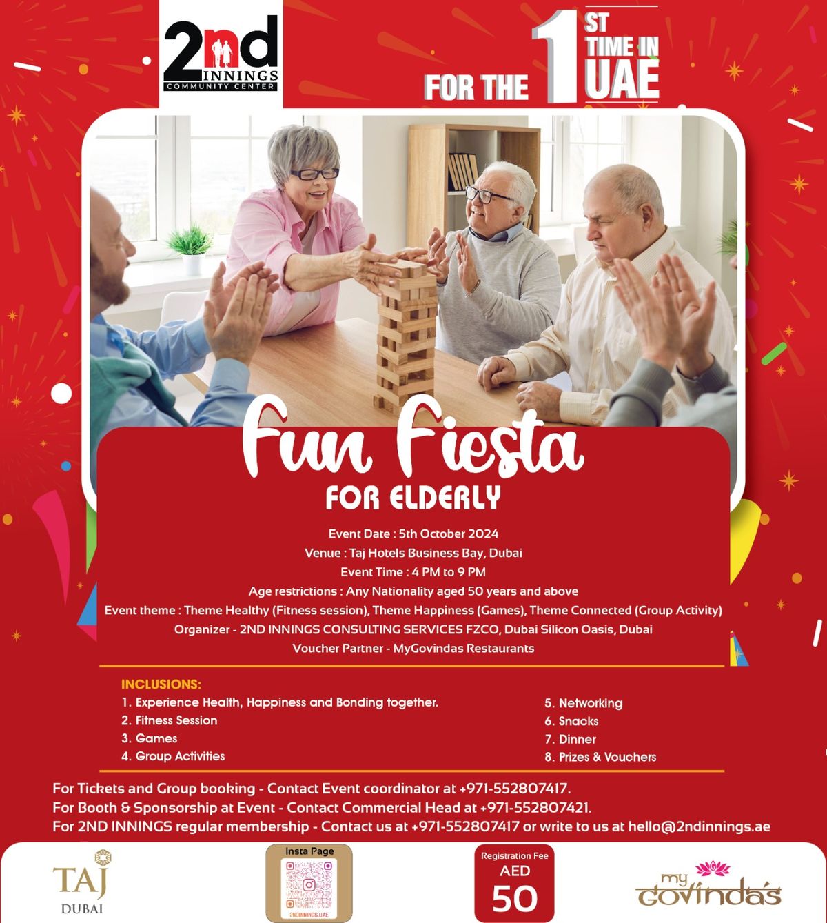 2ND INNINGS - Fun Fiesta for Elderly!