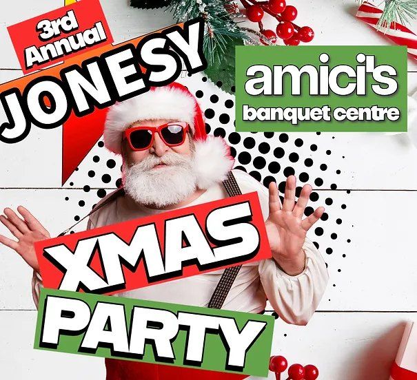 JONESY: TWO XMAS PARTIES AT AMICI'S