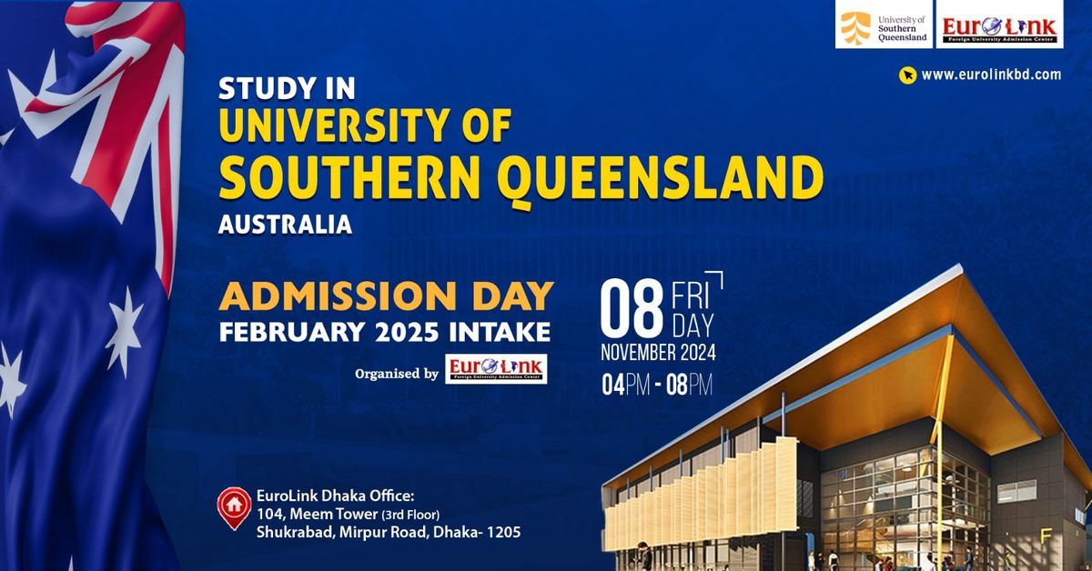 University of Southern Queensland Admission Day February 2025 Intake.