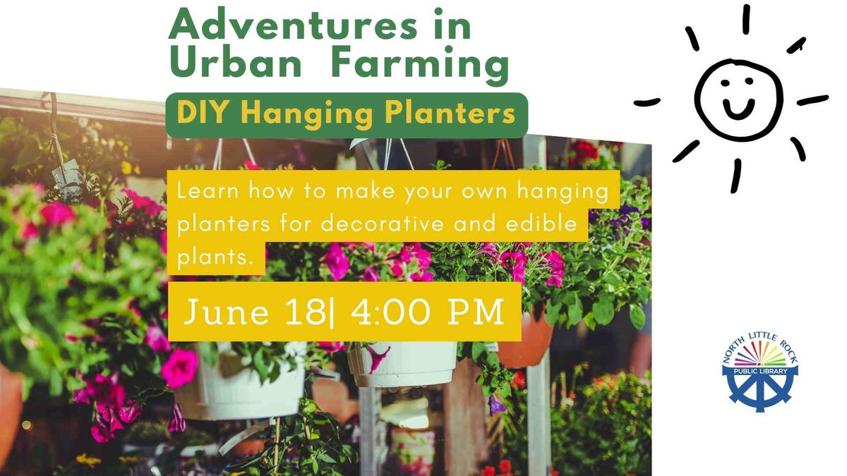Adventures In Urban Gardening: DIY Hanging Planters