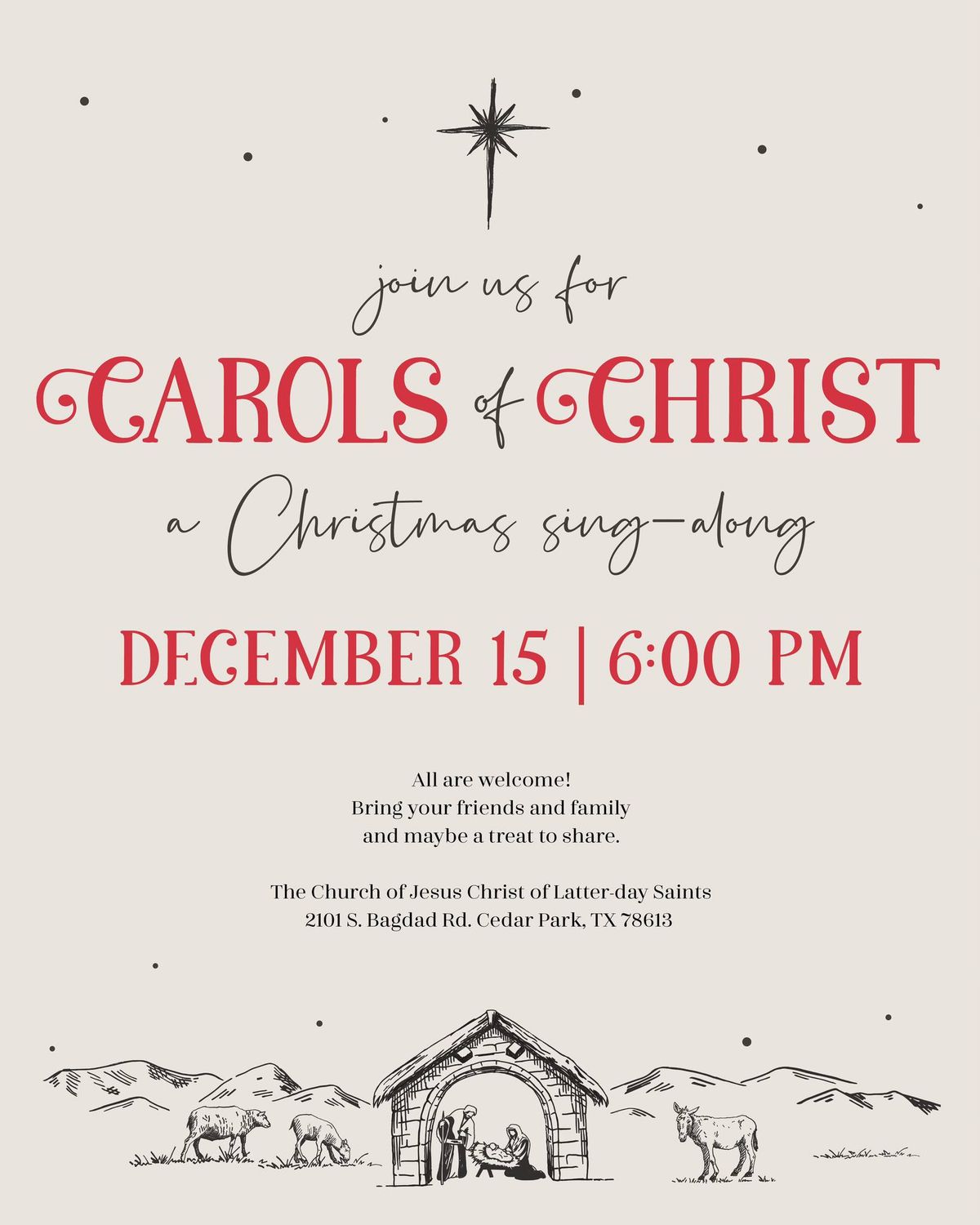 Carols of Christ - a Christmas sing-along