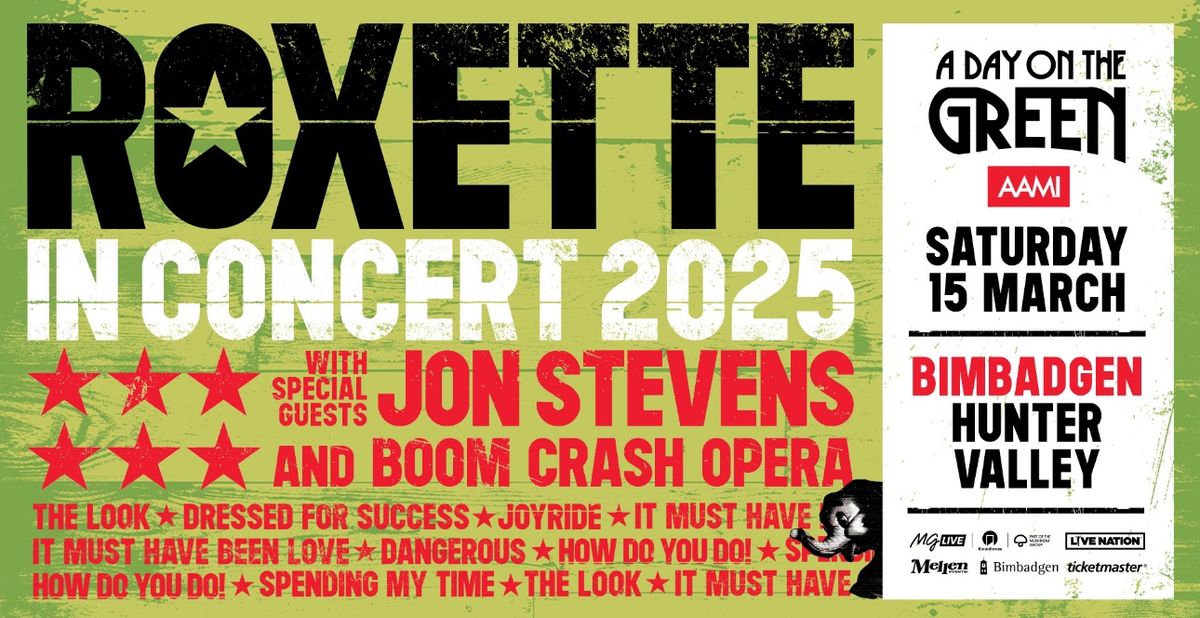 Roxette \u2013 In Concert 2025 (*All Ages)