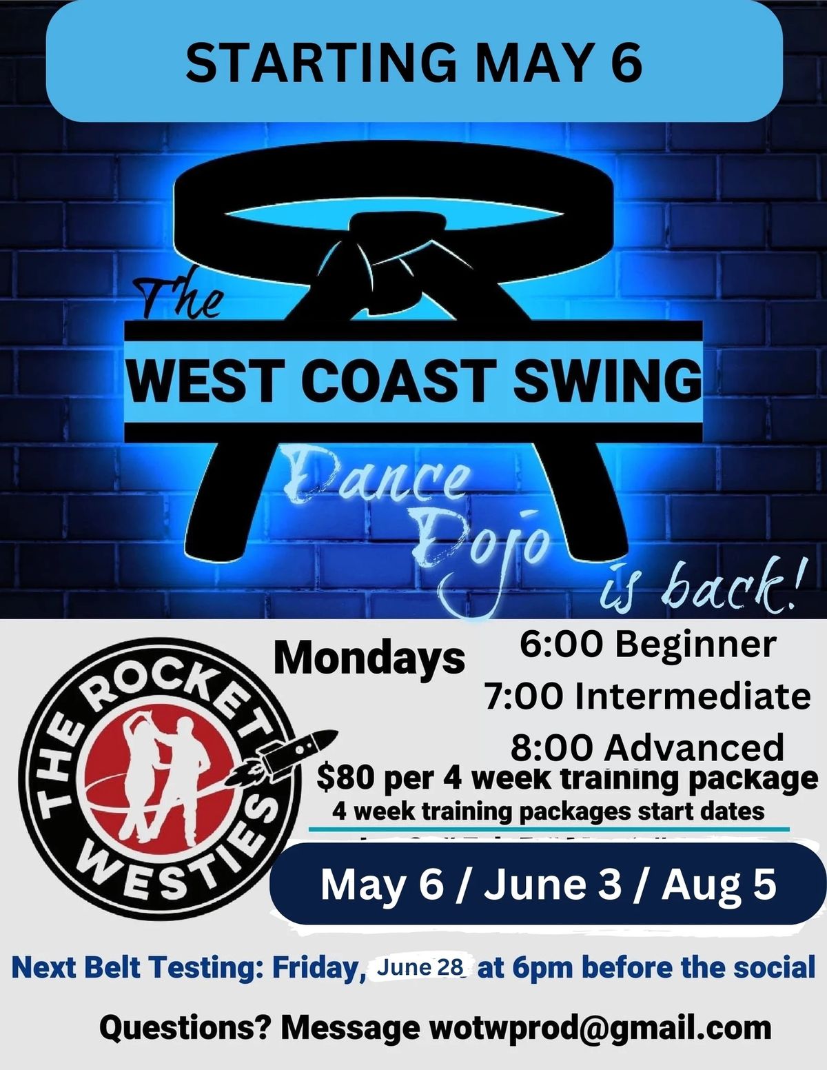 4 week Advanced West Coast Swing 