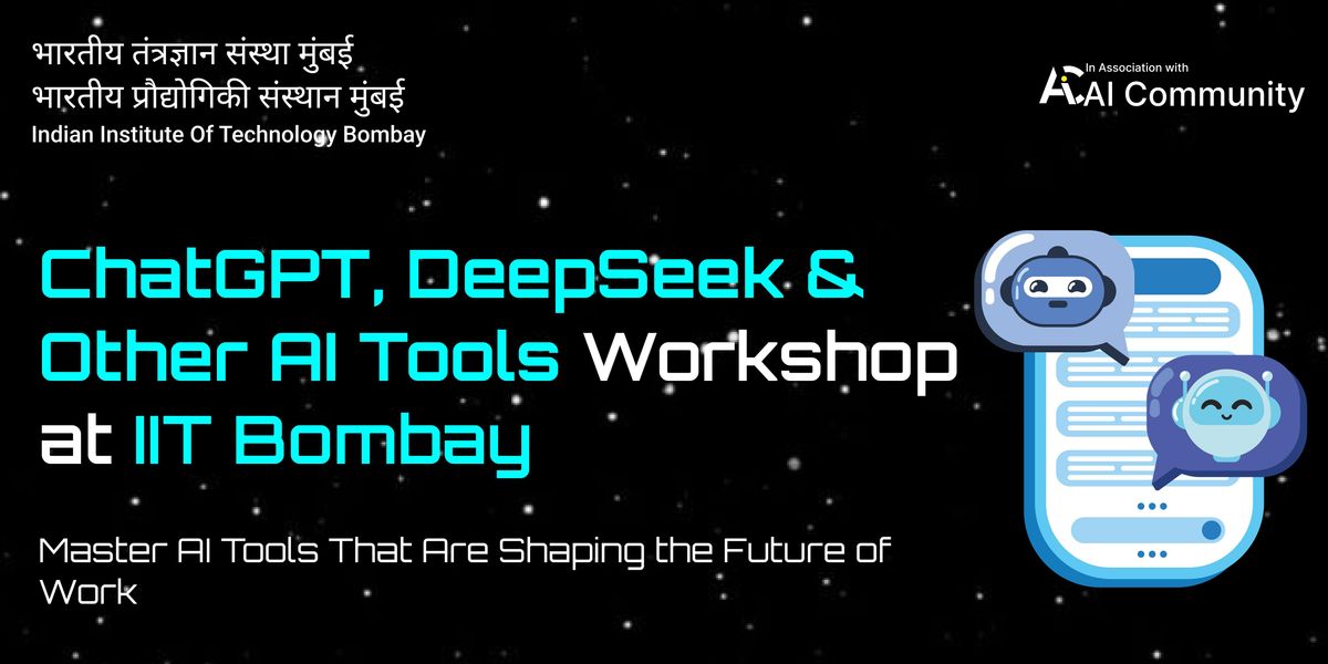 AI Tools Masterclass at IIT Bombay