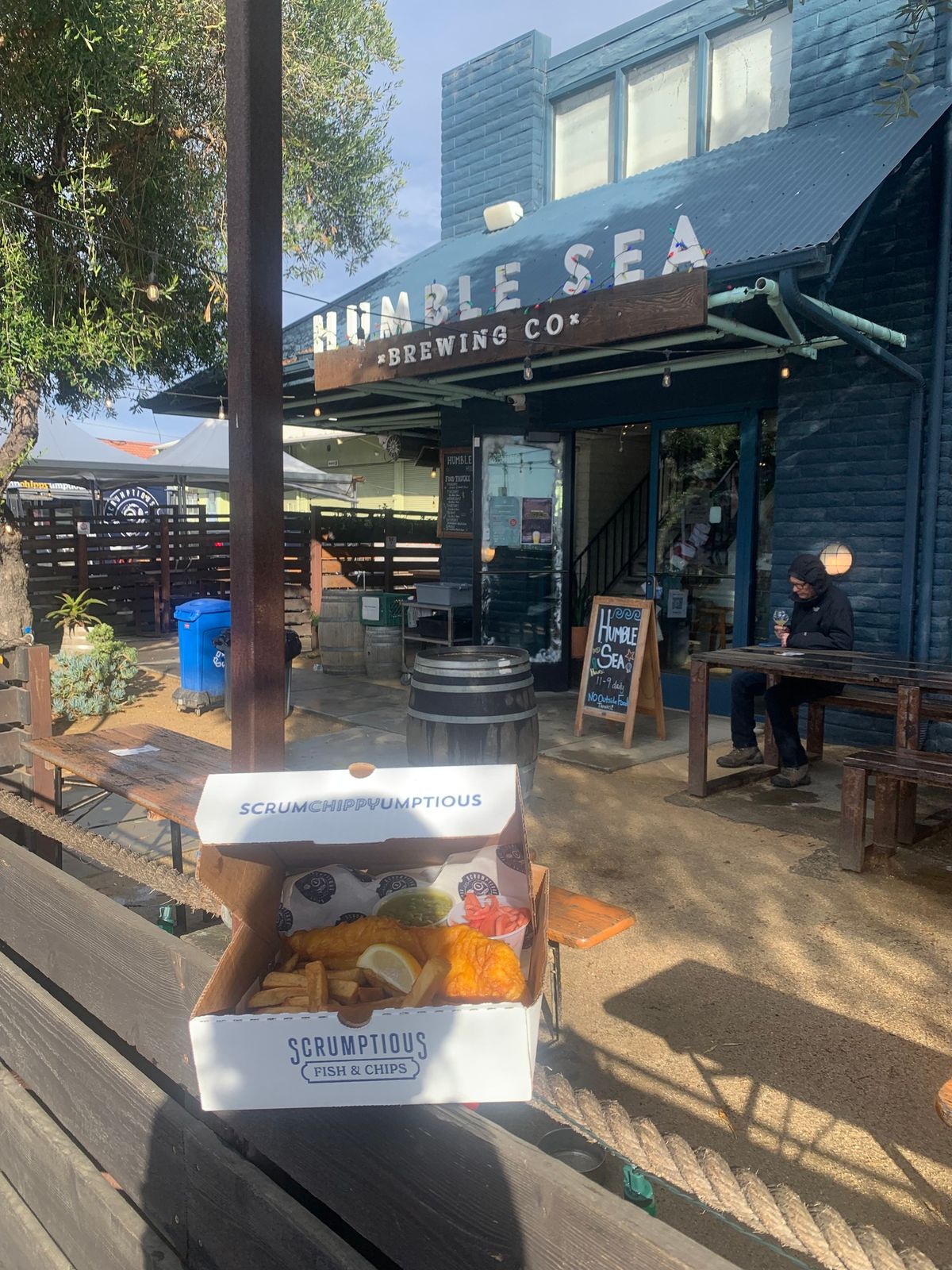 Scrumptious Fish & Chips @ Humble Sea Brewery