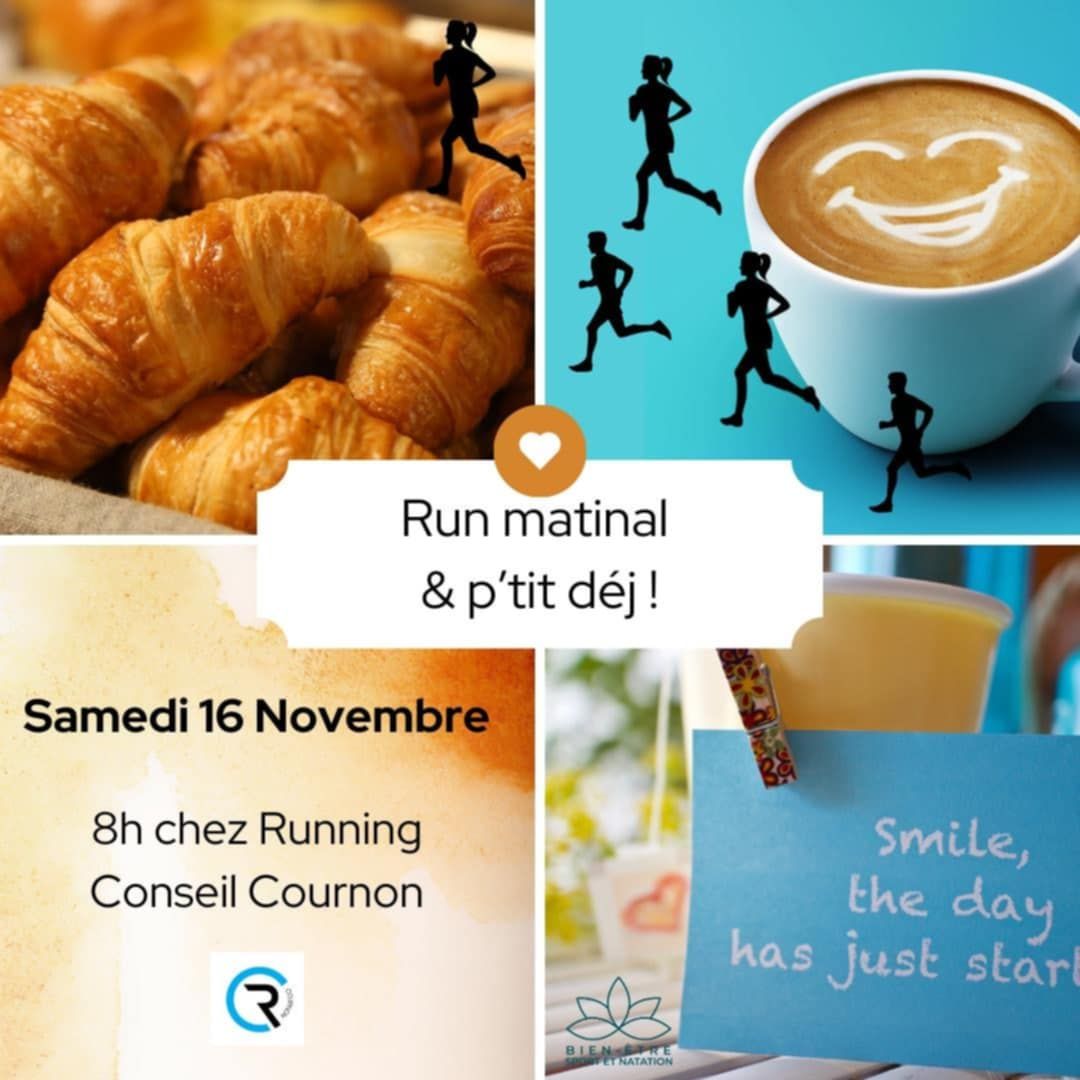 Run matinal&p'tit d\u00e9j by Running Conseil Cournon