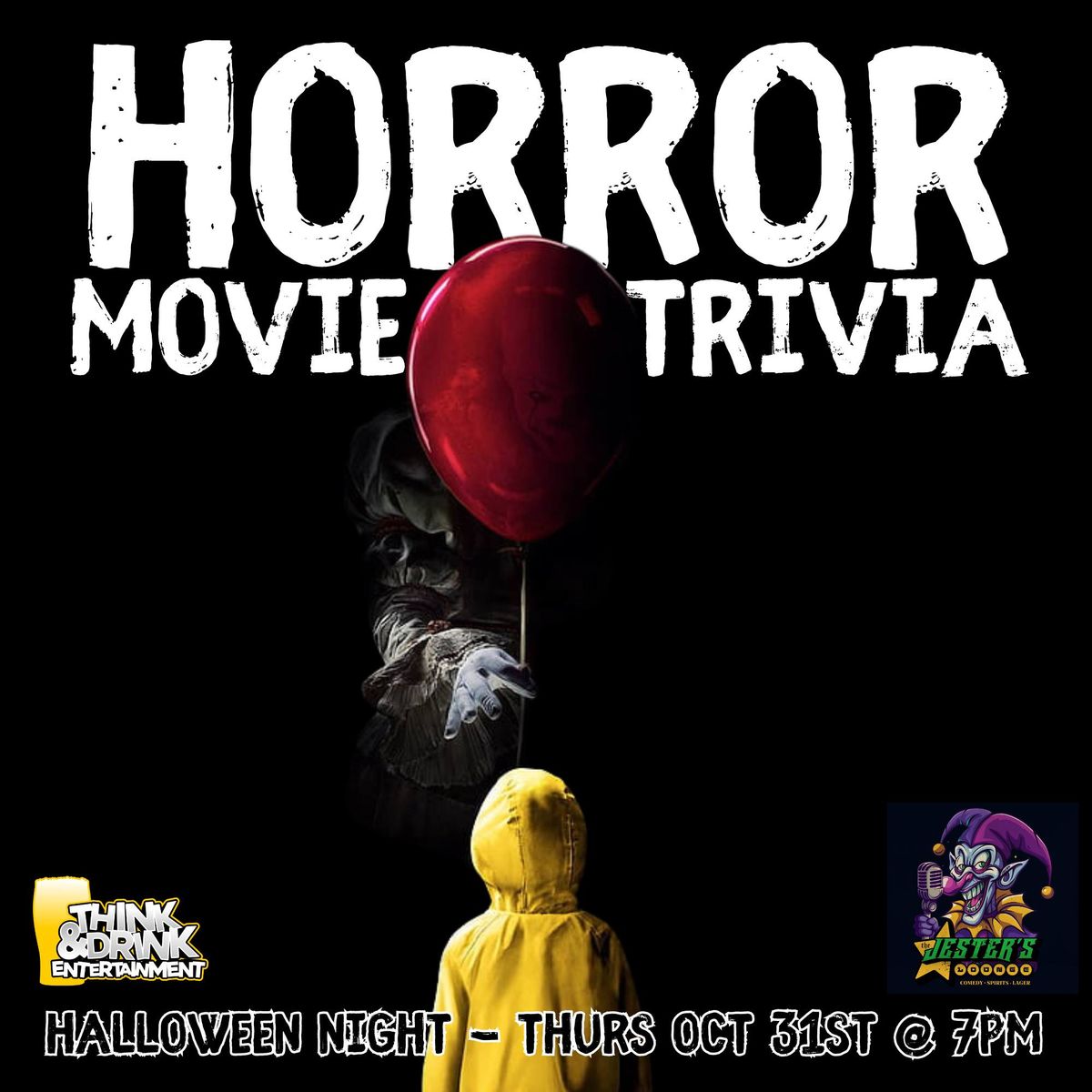 Horror Movie Trivia Night @ The Jesters Lounge (Dubuque, IA) \/ Thursday, October 31st @ 7pm