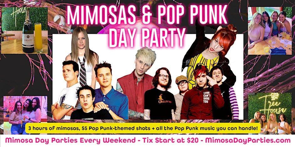 Mimosas & Pop Punk Music Day Party - Includes 3 Hours of Mimosas