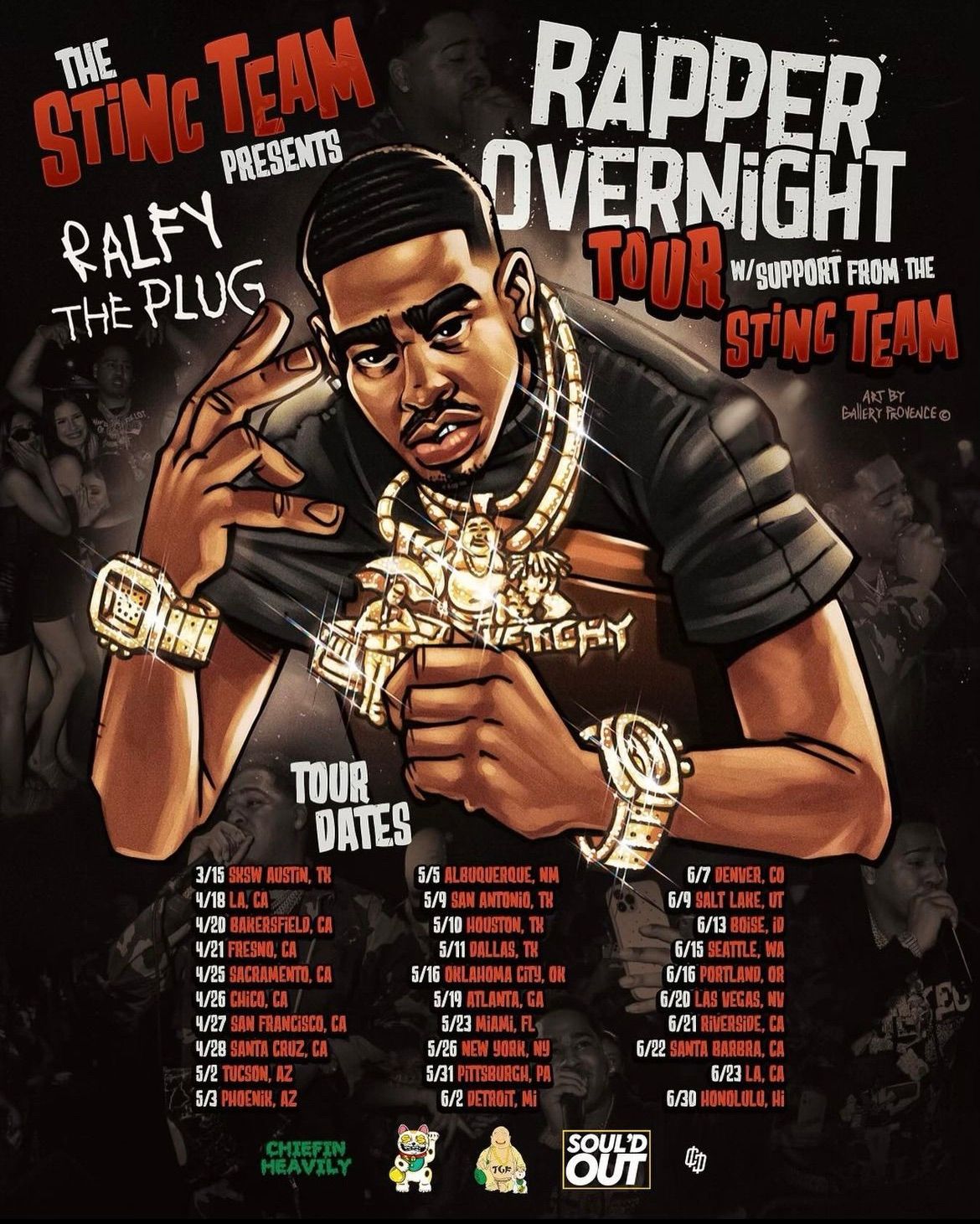 Ralfy The Plug: Rapper Overnight Tour (Boise, ID)