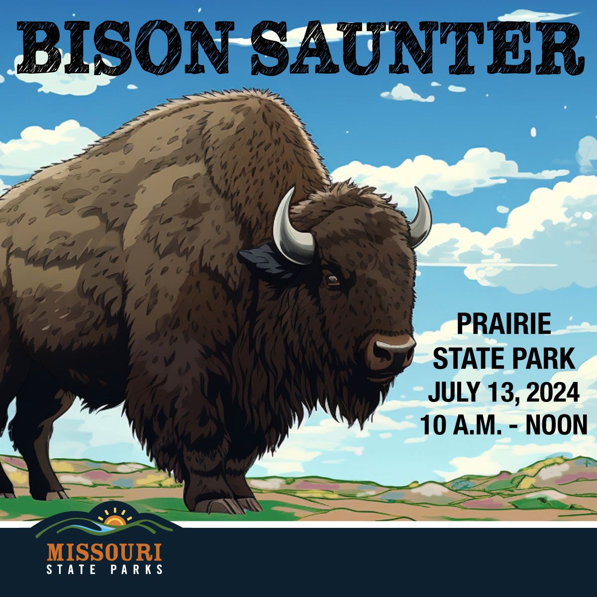 Guided Bison Saunter 