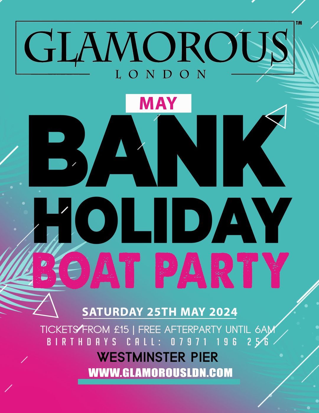 Glamorous Boat Party & After Party at Egg