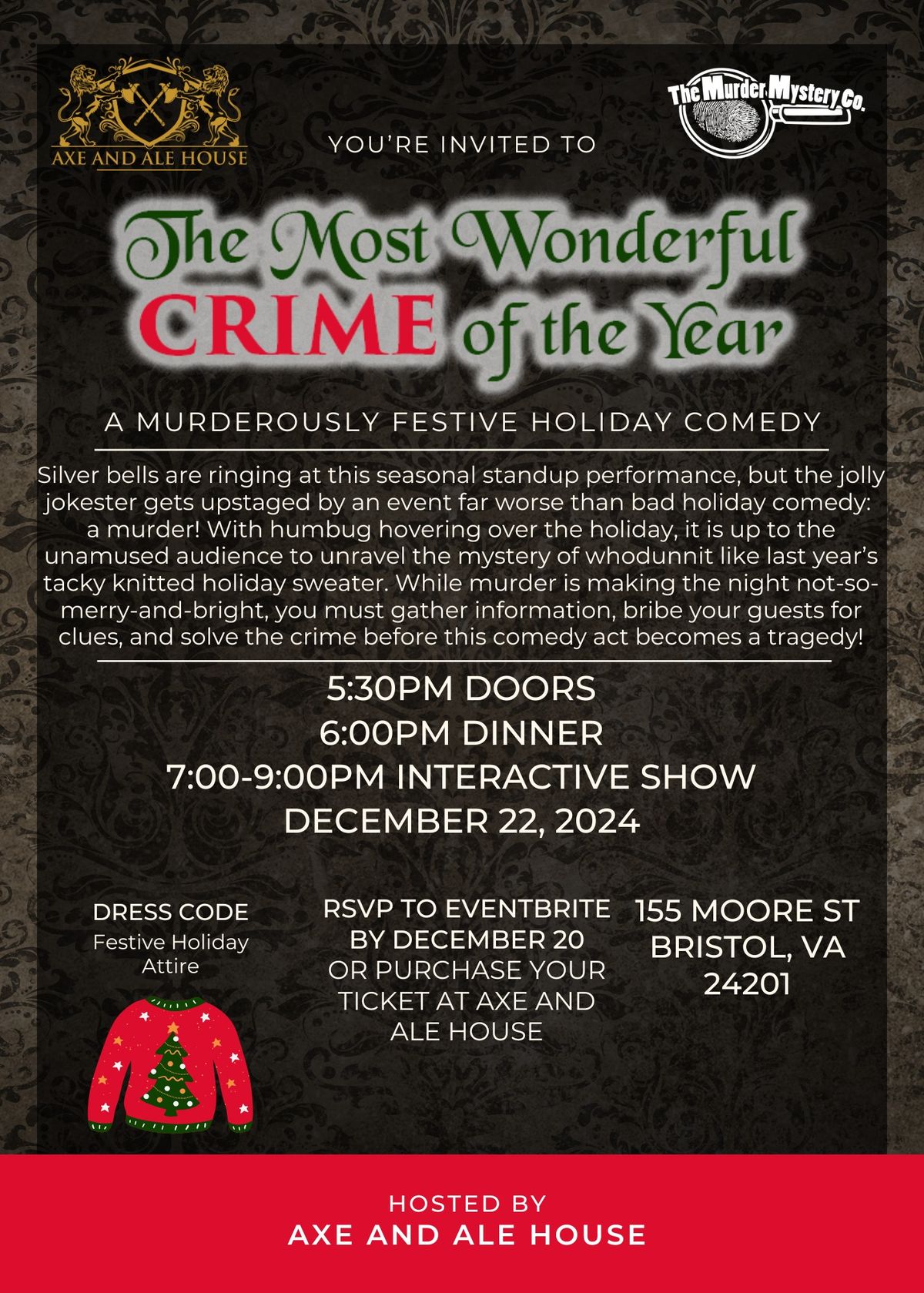 Holiday Murder Mystery Party