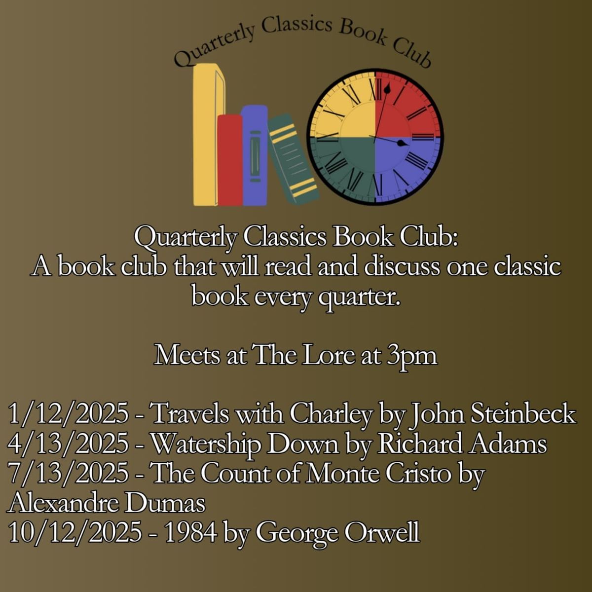 Quarterly Classics Book Club