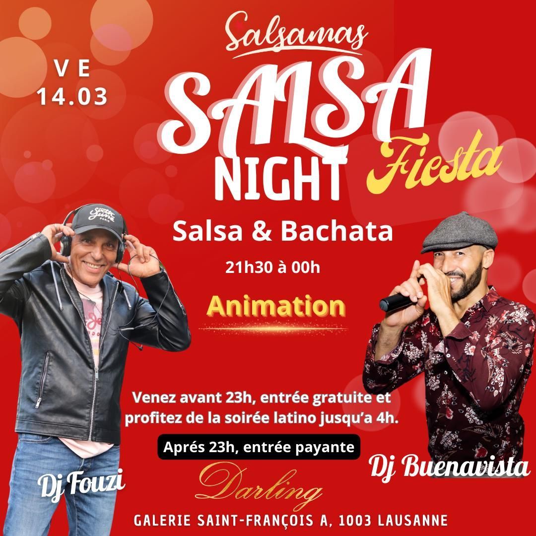 Soir\u00e9e Salsa & Bachata au Darling avec Salsamas