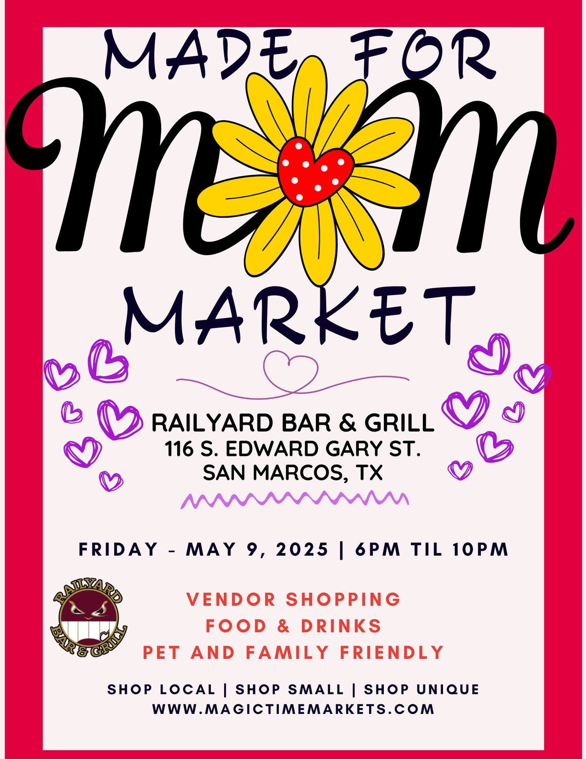 Made for Mom Market at Railyard