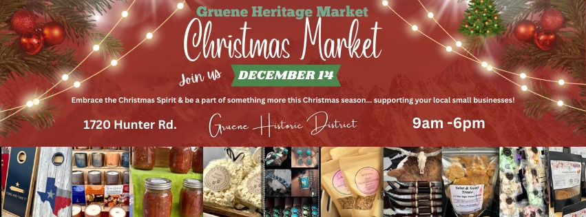 Gruene Heritage Market - Christmas Market