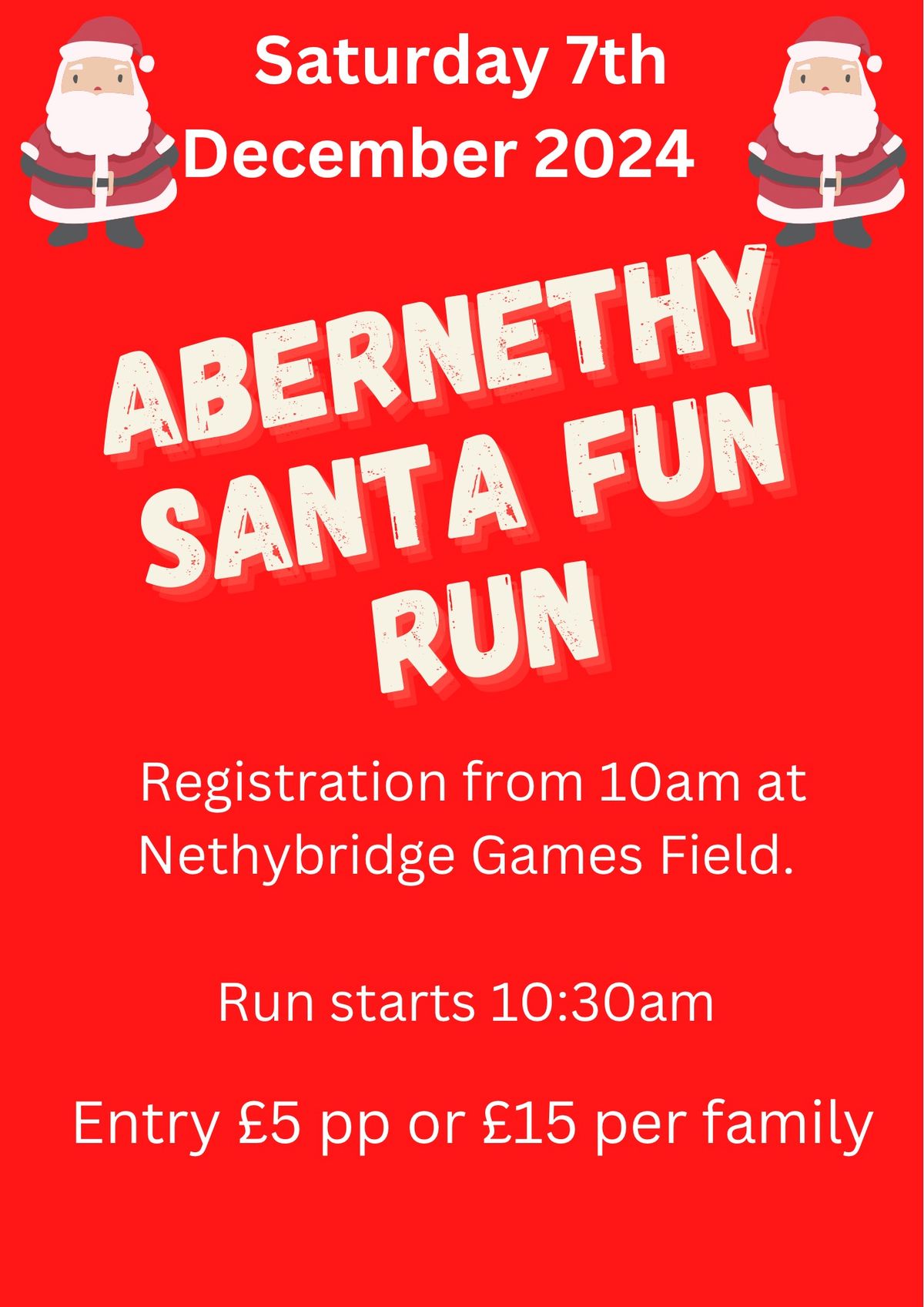 Abernethy Santa Fun Run