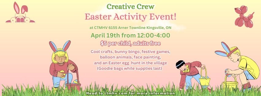 Creative Crew Easter Activity Event