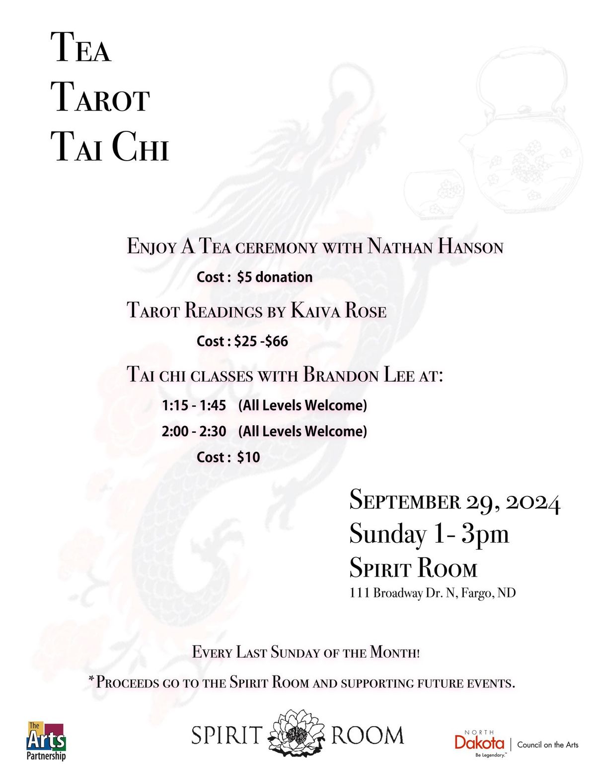 Tea, Tarot & Tai Chi