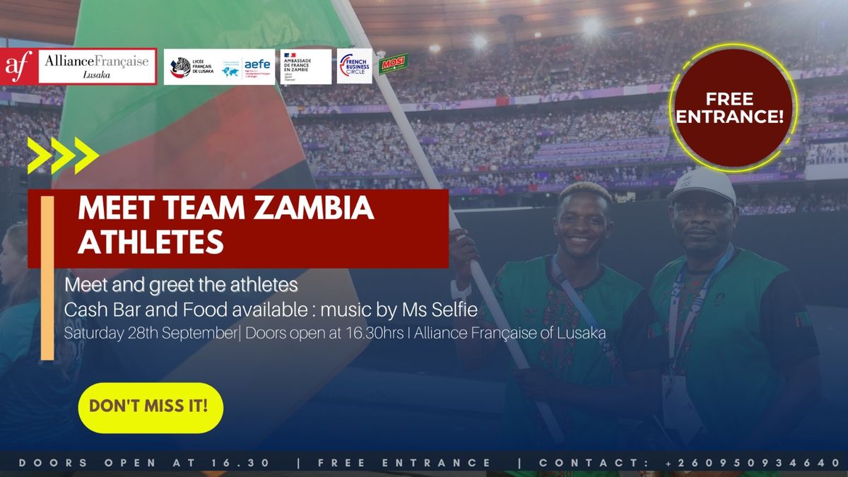 MEET TEAM ZAMBIA ATHLETES 