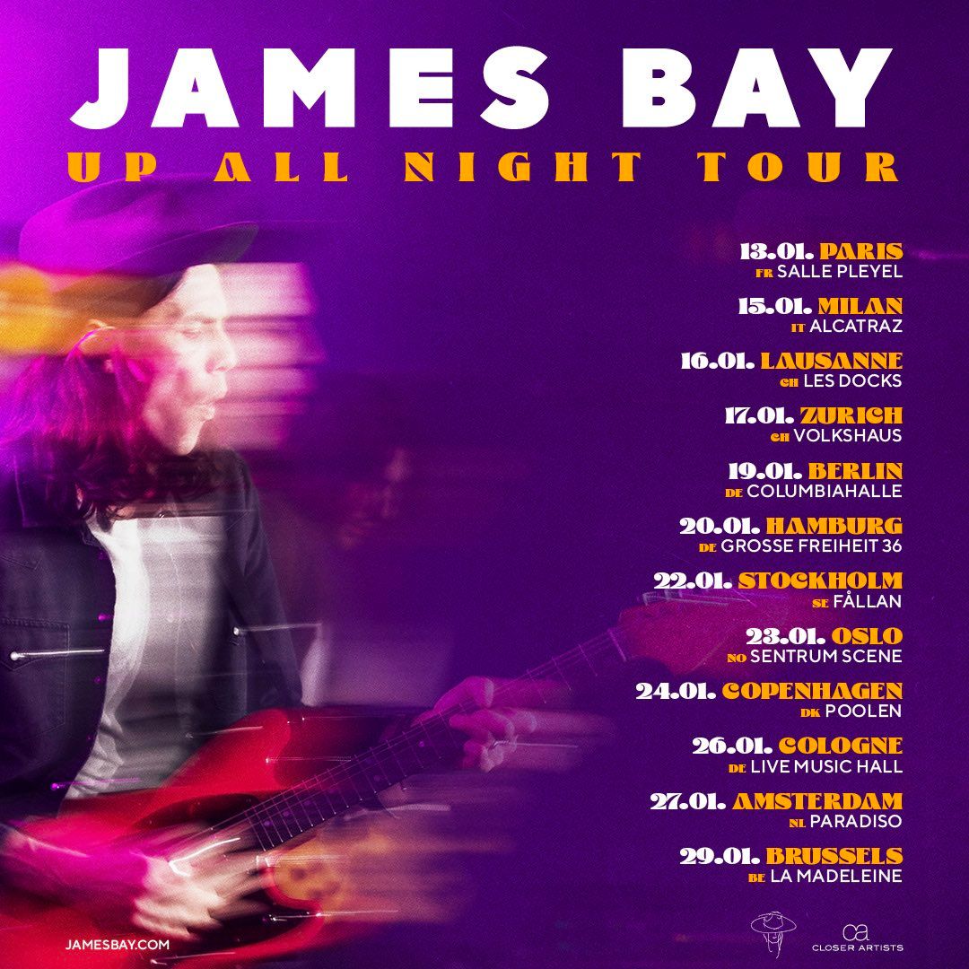 James Bay Hamburg Tickets