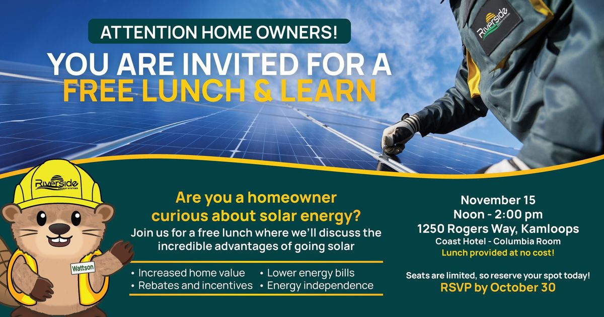 Riverside Energy Systems Solar Lunch and Learn