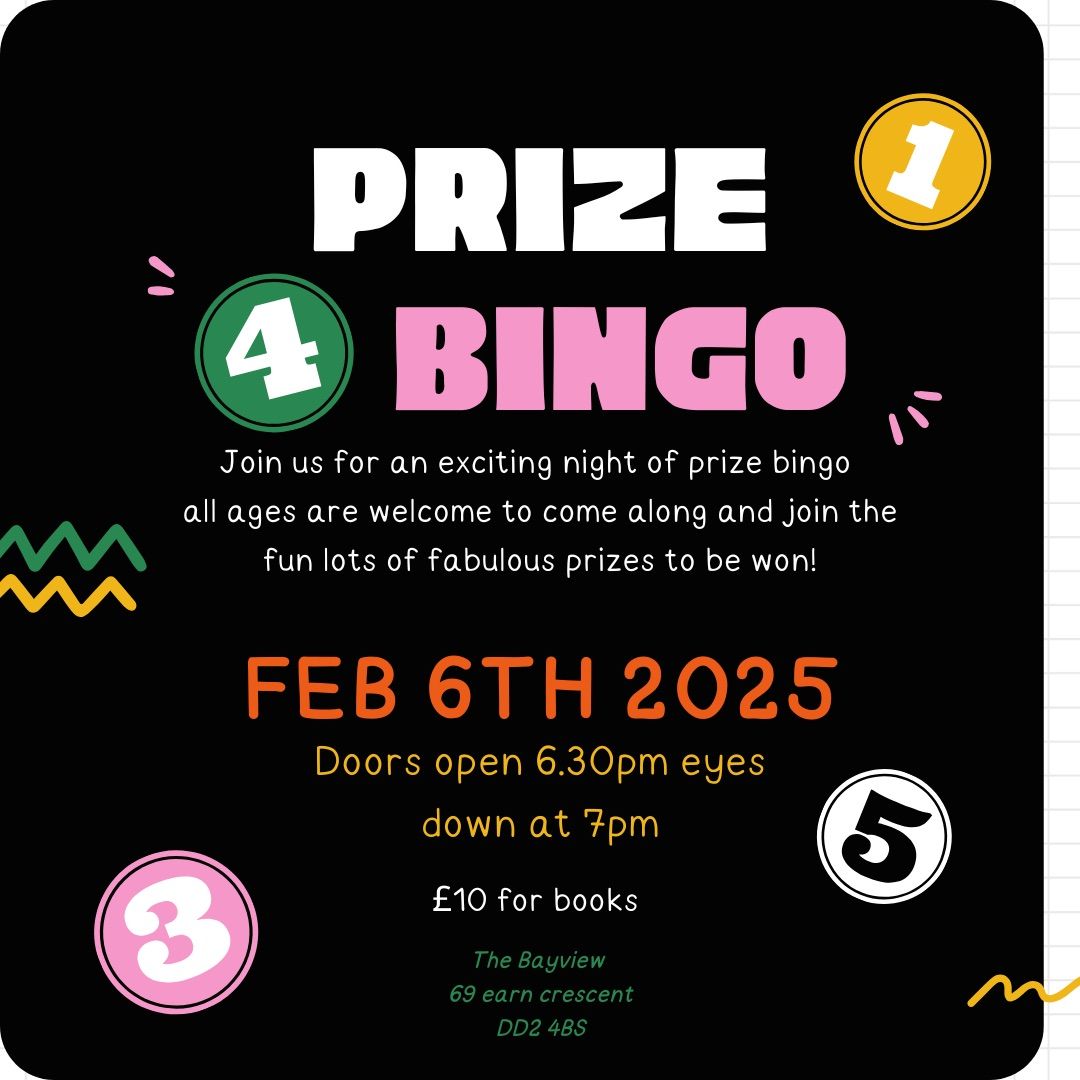 Prize bingo 