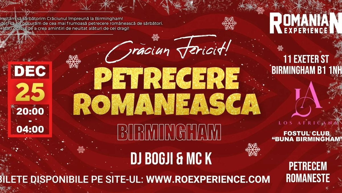 25 Decembrie Seara De Craciun ne Distram Romaneste in Birmingham ( BUNA)