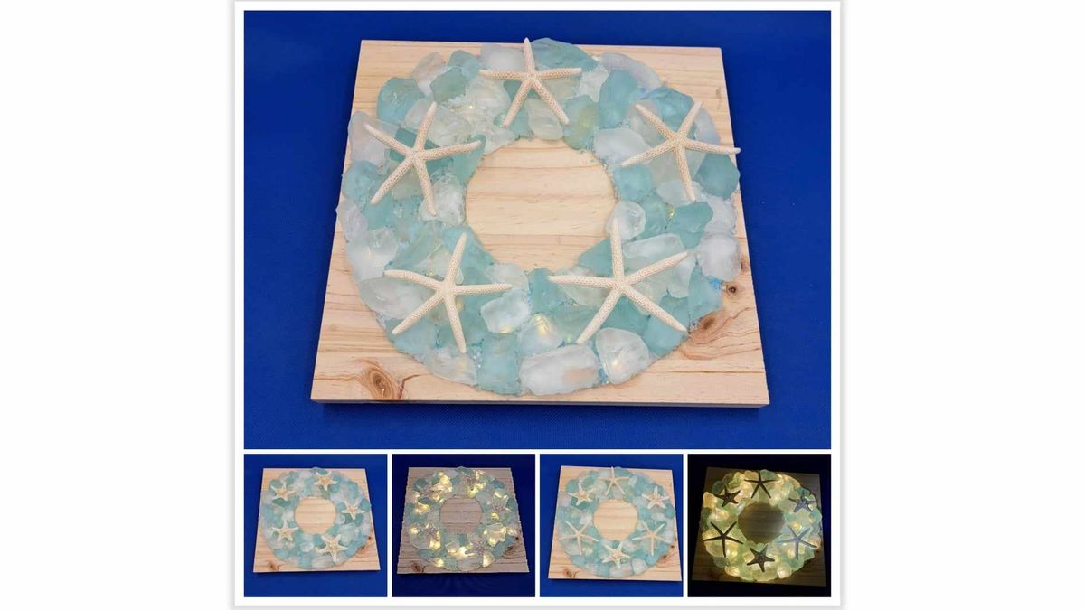 Seaglass Wreath