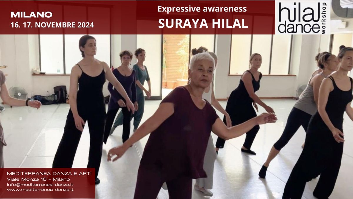 HILAL DANCE Workshop a Milano \u2013 Suraya Hilal a Mediterranea 16 e 17 Novembre 2024