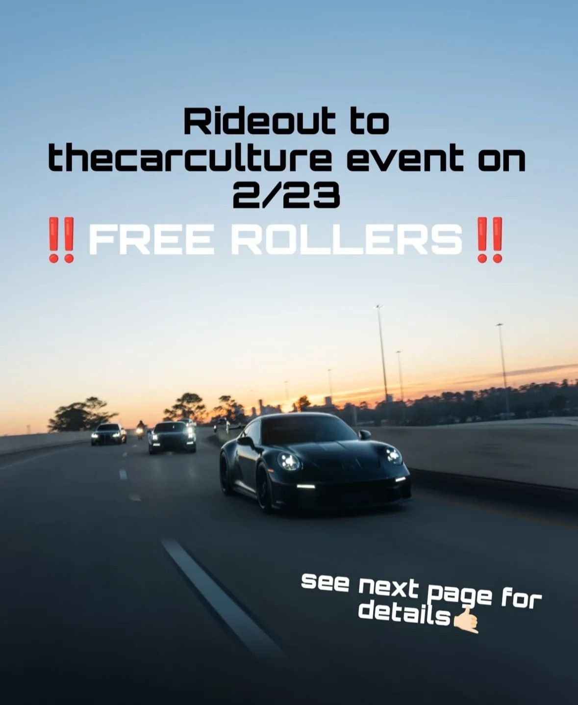 Ride out to Car Culture 