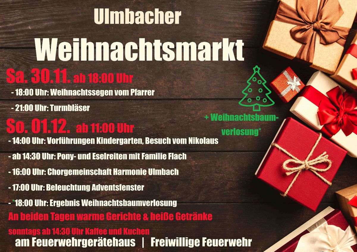 Ulmbacher Weihnachtsmarkt