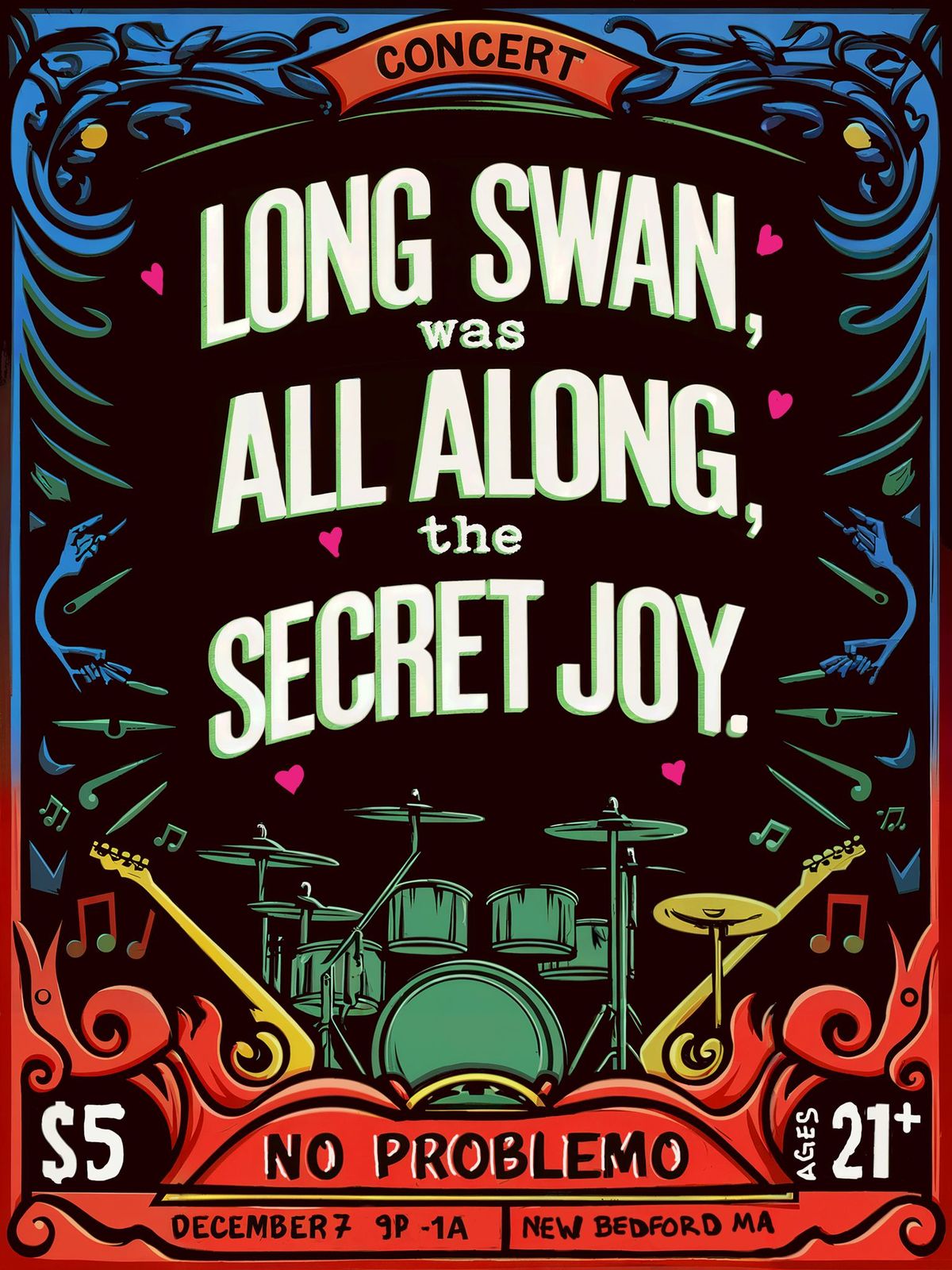 'Long Swan was All Along the Secret Joy' at No Problemo