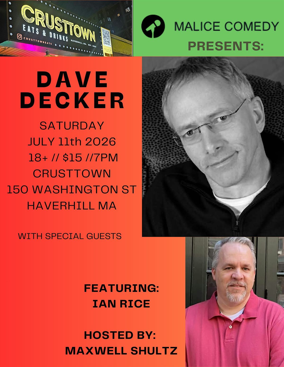 COMEDIAN DAVE DECKER