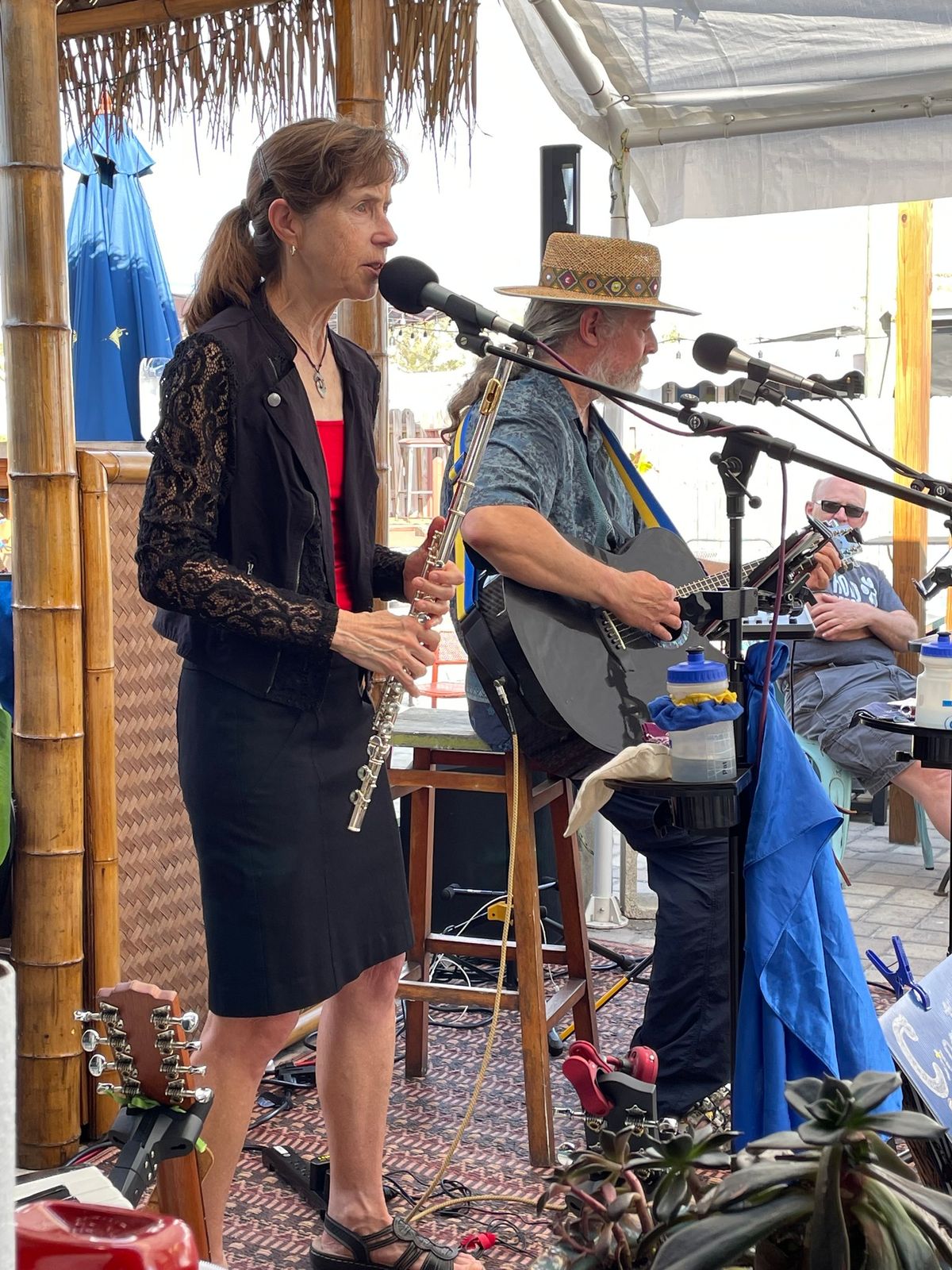 Music by Mike and Pat at Asheville's Ooh La La Curiosity Market 