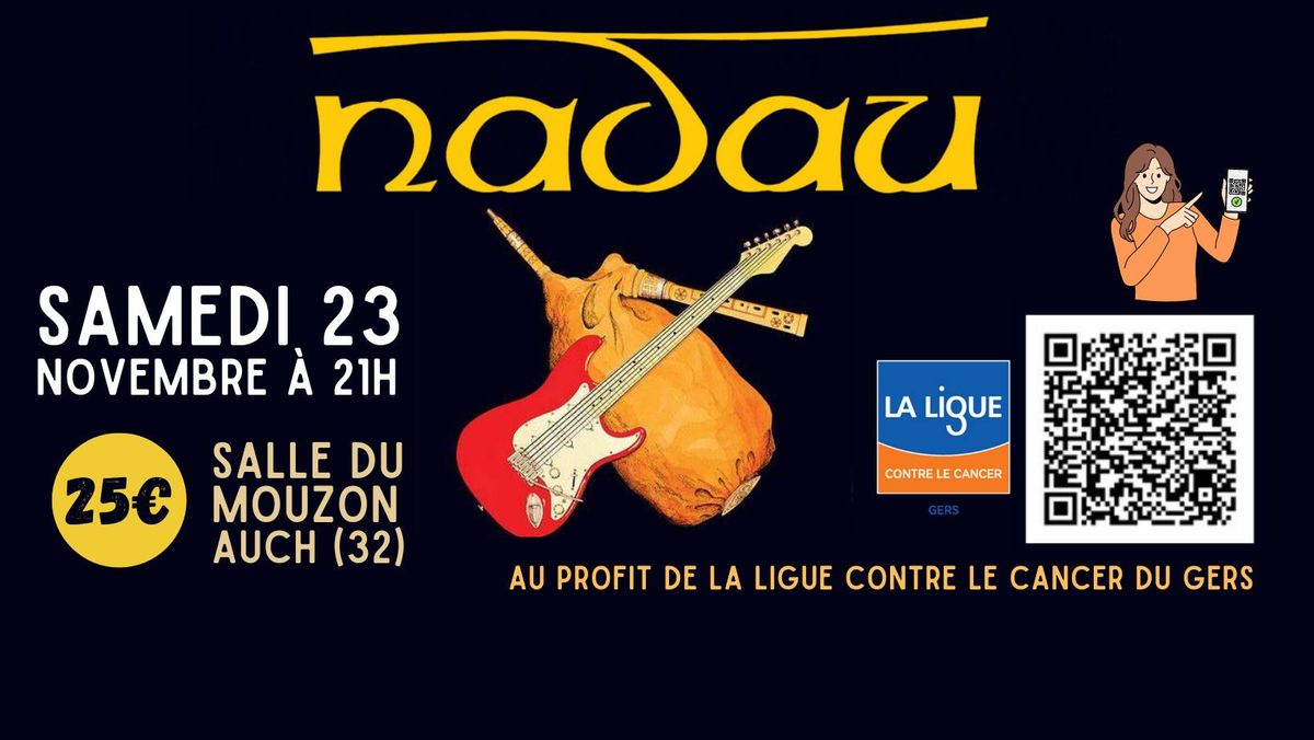 Concert NADAU au profit de la Ligue du Gers