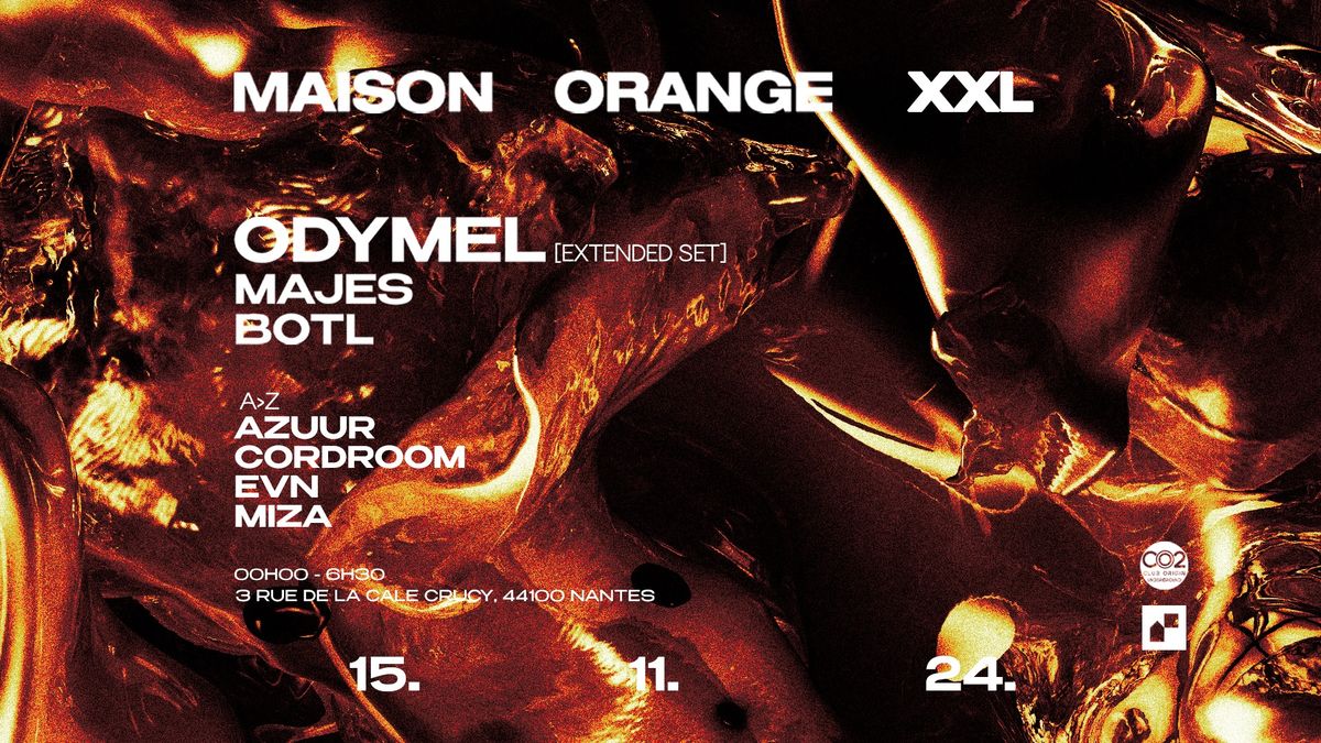 MAISON ORANGE XXL | C02 CLUB UNDERGROUND | TECHNO & GUESTS 