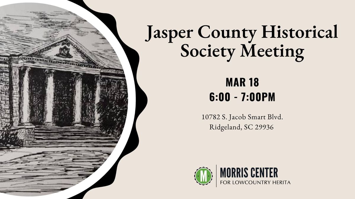 Jasper County Historical Society Meeting