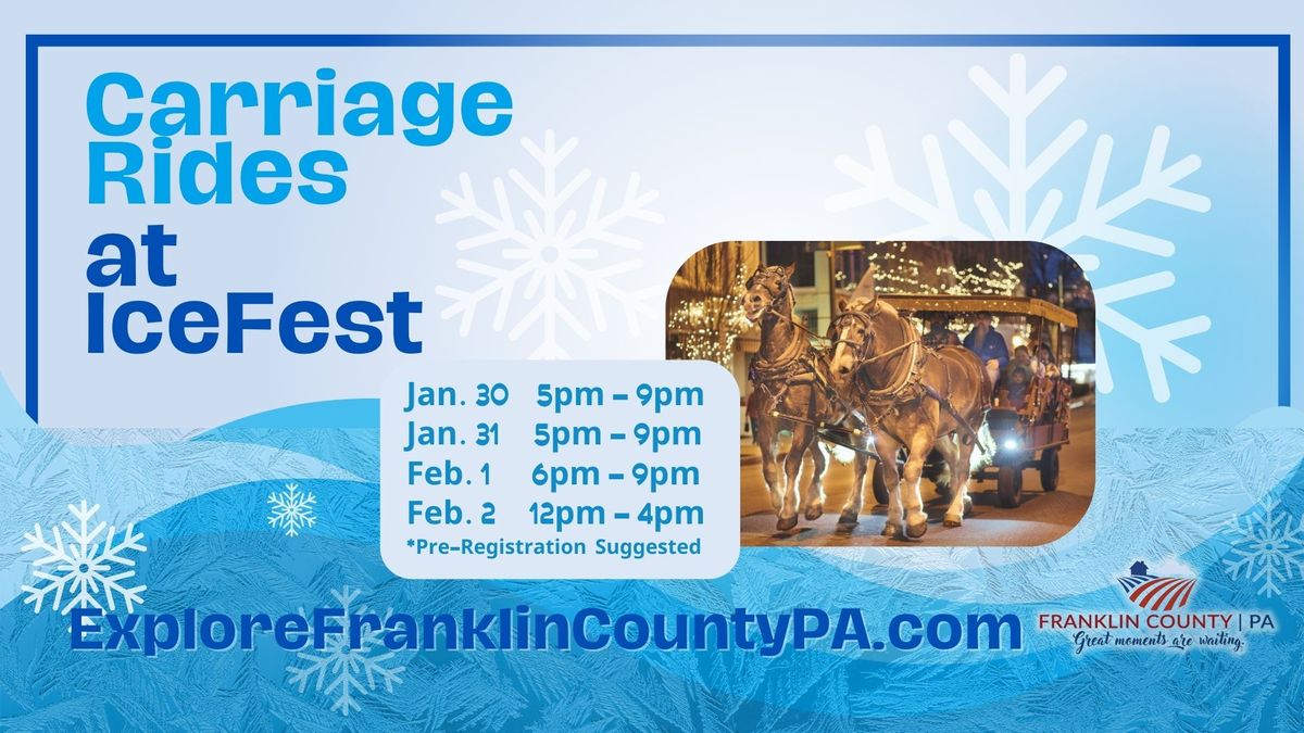 Carriage Rides at IceFest