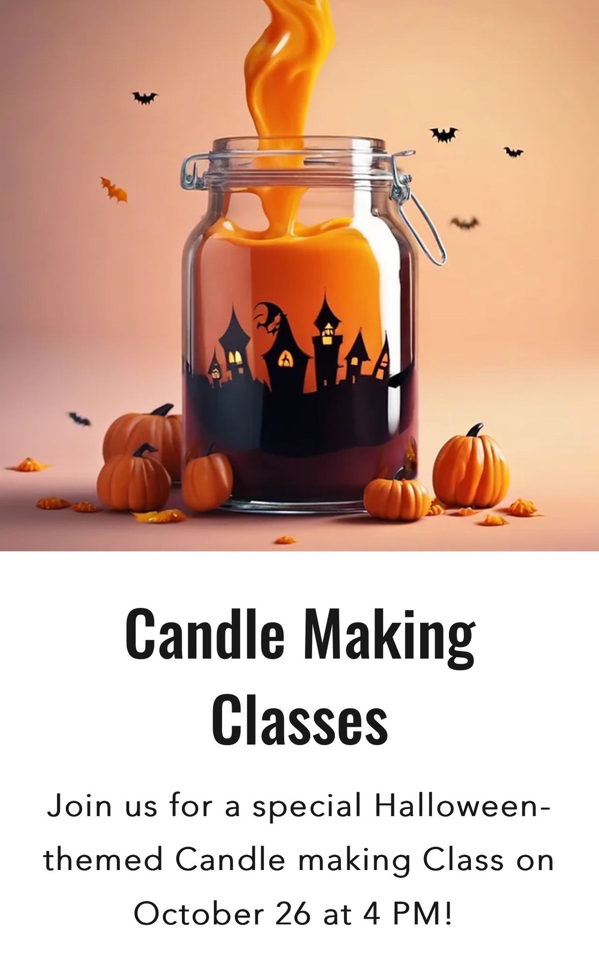 Halloween Candle Making Class