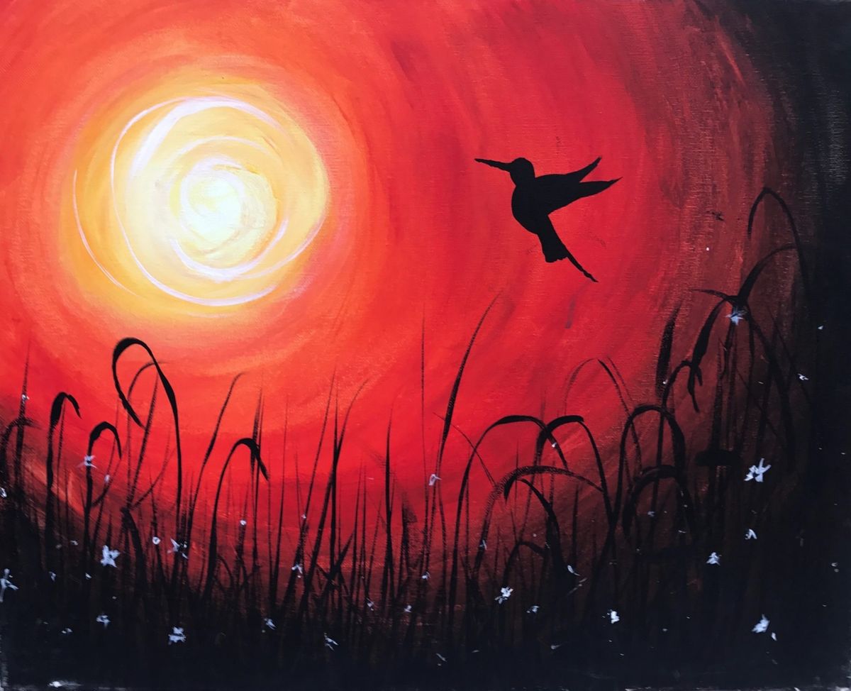 Hummingbird | Paint and Sip | Sangria Saturday | Grand Rapids