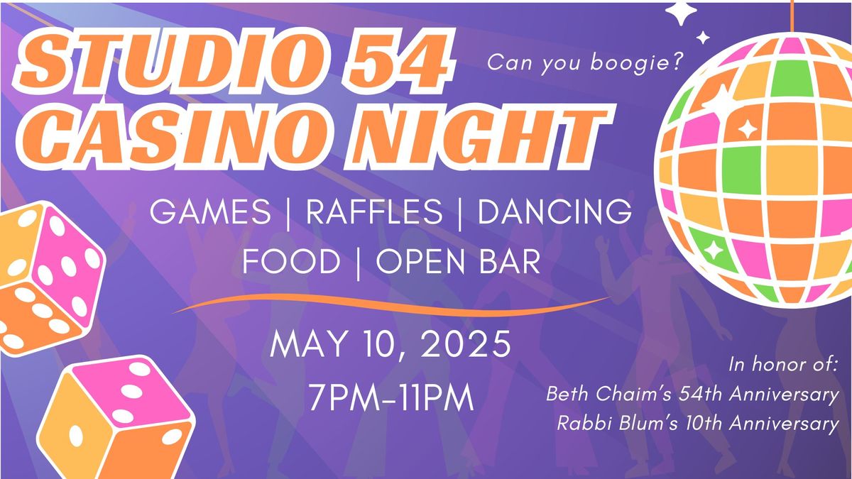 Studio 54 Casino Night