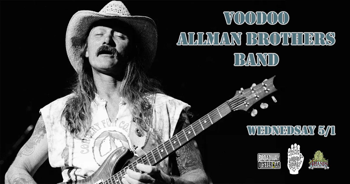 Voodoo Allman Brothers Band at the BOB present "In Memory of Dickey Betts"